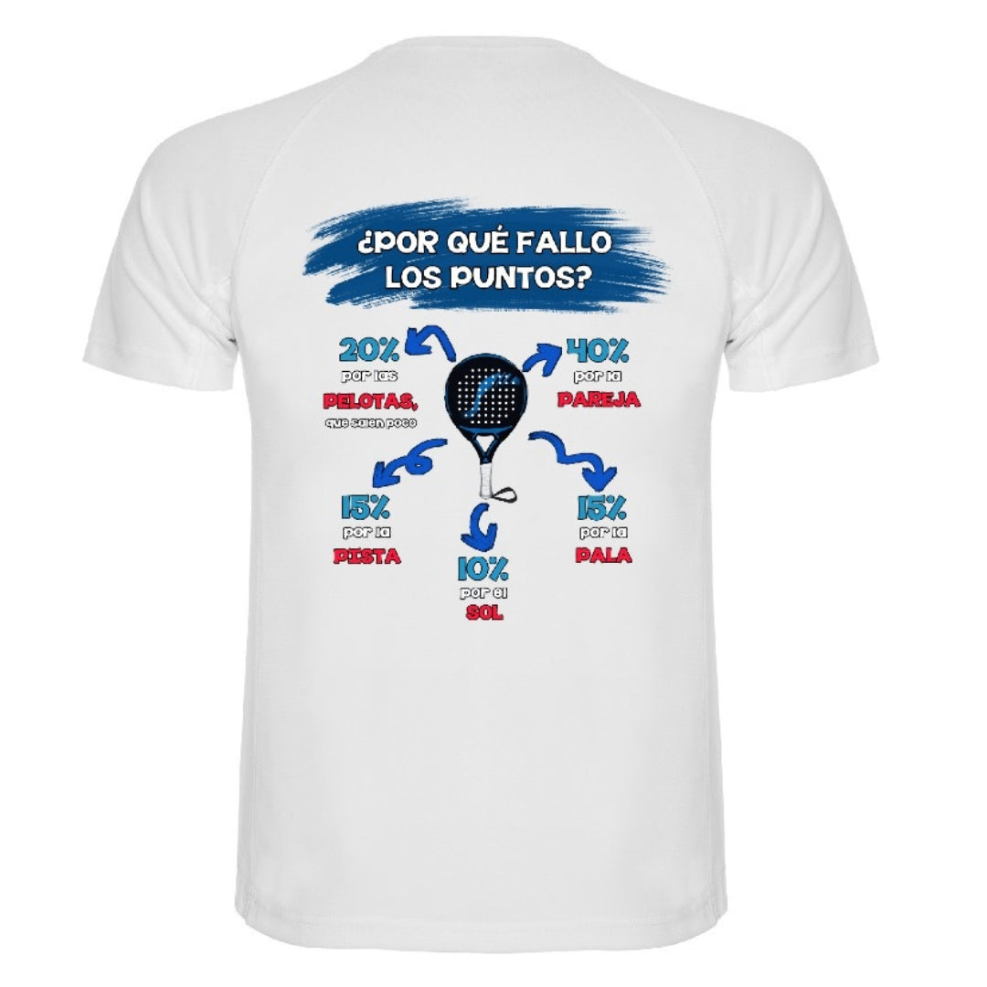 Camiseta Audazz padel Razones por las que fallamos los puntos en un partido de padel
