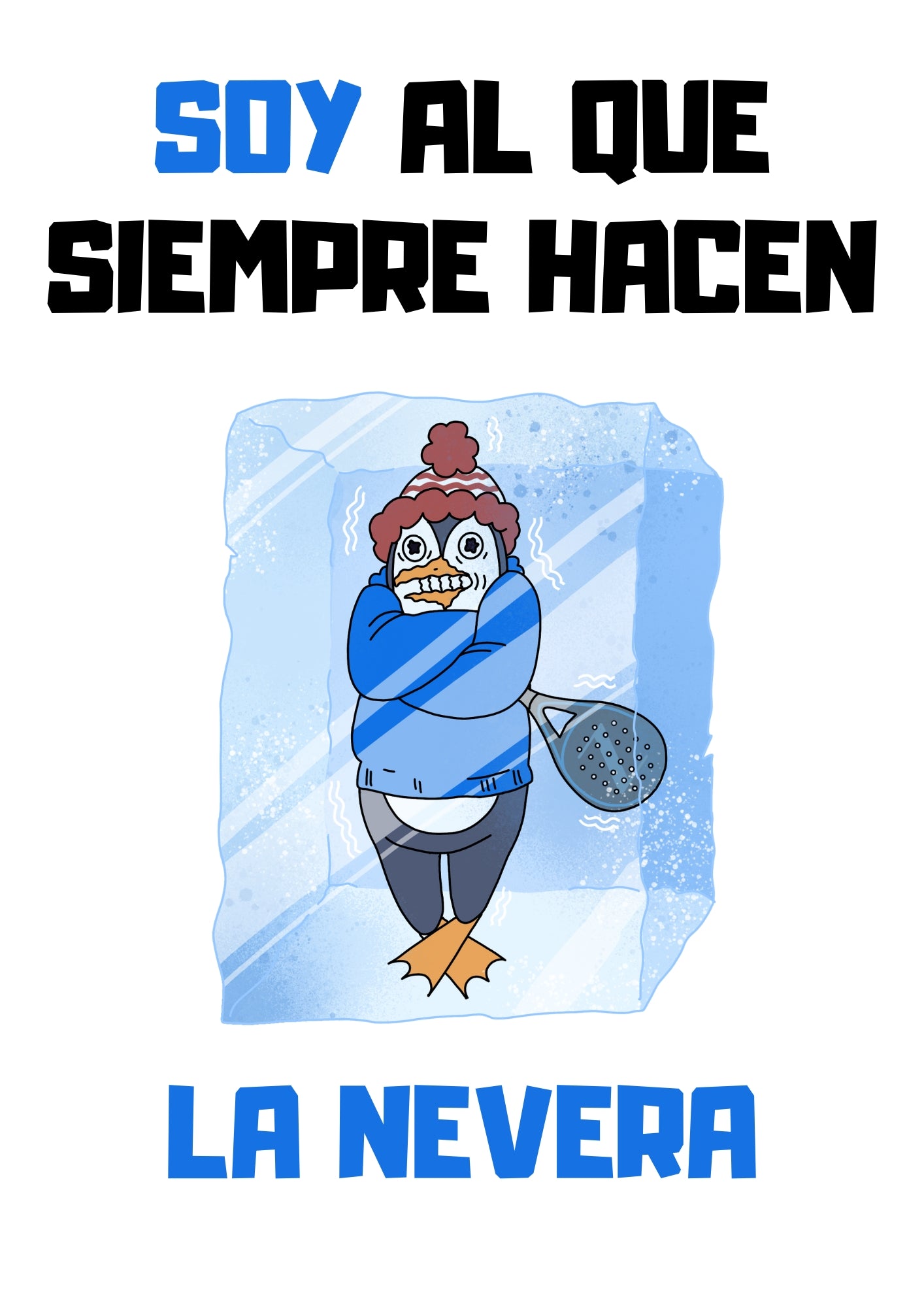 Camiseta Audazz padel pinguino nevera